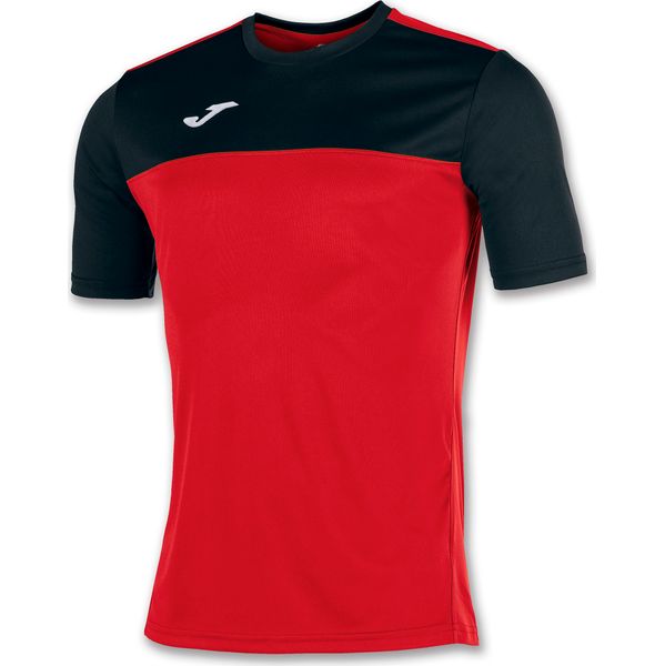 Joma Winner Maillot Manches Courtes Hommes - Rouge / Noir