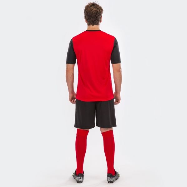 Joma Winner Maillot Manches Courtes Hommes - Rouge / Noir