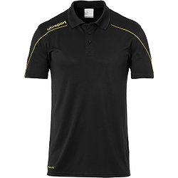 Uhlsport Stream 22 Poloshirt Kinder - Schwarz / Gelb