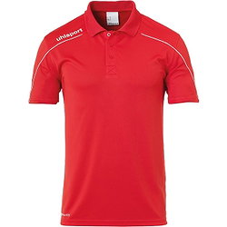 Uhlsport Stream 22 Poloshirt Kinder - Rot / Weiß
