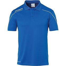 Uhlsport Stream 22 Polo Heren - Royal / Wit