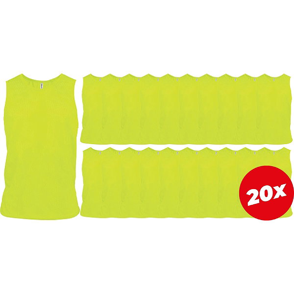 Proact 20X Set De Chasubles Hommes - Jaune Fluo