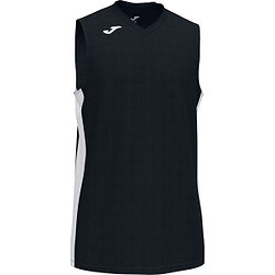 Joma Cancha III Basketbalshirt Heren - Zwart / Wit