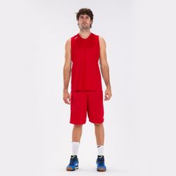 Voorvertoning: Joma Cancha III Basketbalshirt Heren - Rood / Wit
