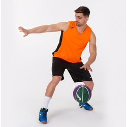Voorvertoning: Joma Cancha III Basketbalshirt Heren - Oranje / Zwart
