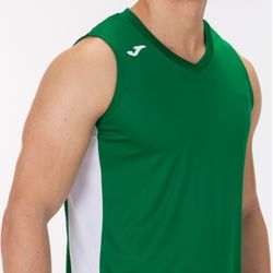 Voorvertoning: Joma Cancha III Basketbalshirt Heren - Groen / Wit