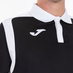 Vorschau: Joma Championship V Poloshirt Kinder - Schwarz / Weiß