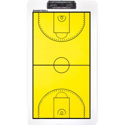 Voorvertoning: Proact Basket Tactiekbord - Geel / Wit