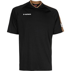 Patrick Dynamic Shirt Korte Mouw Heren - Zwart / Goud
