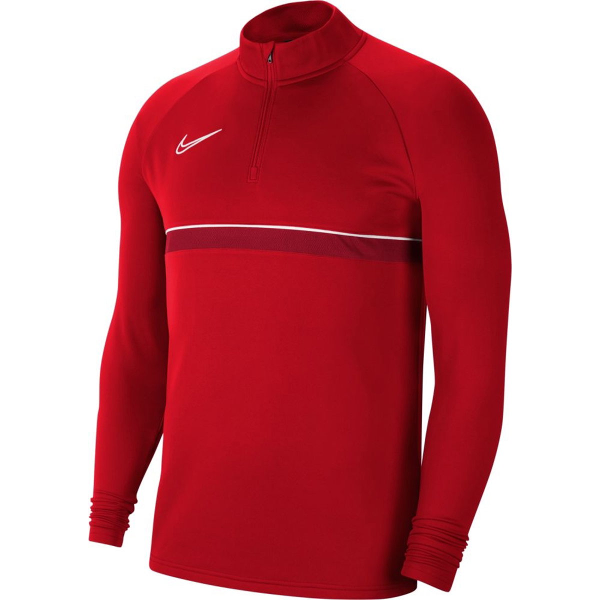 Nike Academy 21 Ziptop voor Heren | Rood - Bordeaux | Teamswear