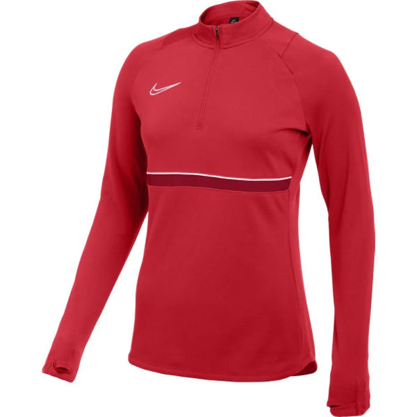 Demon Play boog kijken Nike Academy 21 Ziptop voor Dames | Rood - Bordeaux | Teamswear
