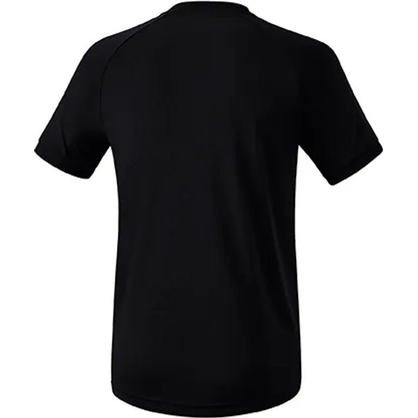 Erima Madrid Shirt Korte Mouw Heren - Zwart