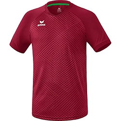 Erima Madrid Maillot Manches Courtes Hommes - Bordeaux