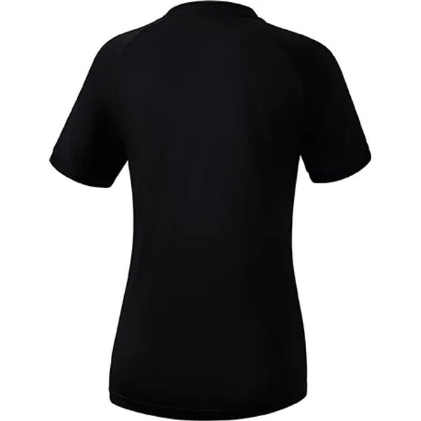 Erima Madrid Shirt Korte Mouw Dames - Zwart