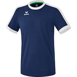 Erima Retro Star Maillot Manches Courtes Enfants - New Navy / Blanc