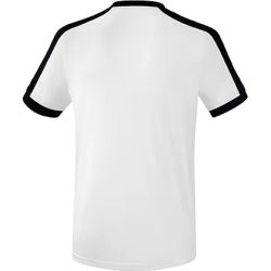 Voorvertoning: Erima Retro Star Shirt Korte Mouw Kinderen - Wit / Zwart