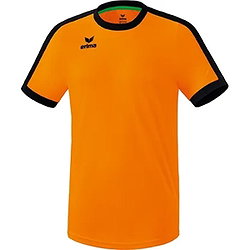 Erima Retro Star Maillot Manches Courtes Hommes - New Orange / Noir
