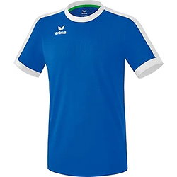 Erima Retro Star Maillot Manches Courtes Hommes - New Royal / Blanc