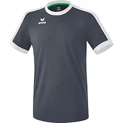 Erima Retro Star Shirt Korte Mouw Heren - Slate Grey / Wit