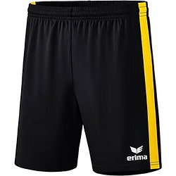 Erima Retro Star Short Heren - Zwart / Geel