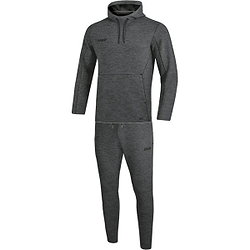 Jako Premium Basics Survêtement Jogging À Capuchon Sweat Femmes - Anthracite Mélange