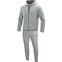Jako Premium Basics Jogginganzug Mit Kapuze Damen - Grau Meliert