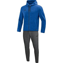 Jako Premium Basics Survêtement Jogging À Capuchon Femmes - Royal Mélange