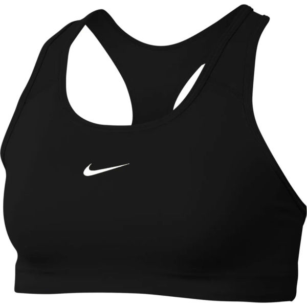 vorst vonk Kloppen Nike Swoosh Medium-Support Sport-Bh voor Dames | Zwart | Teamswear