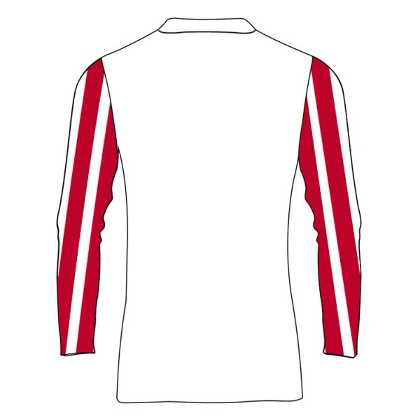 Nike Striped Division IV Maillot À Manches Longues Enfants - Blanc / Rouge