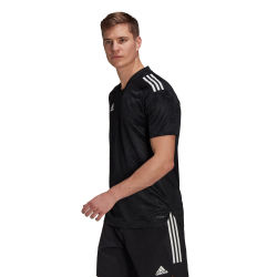 Voorvertoning: Adidas Condivo 21 Shirt Korte Mouw Heren - Zwart