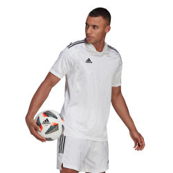 Voorvertoning: Adidas Condivo 21 Shirt Korte Mouw Heren - Wit