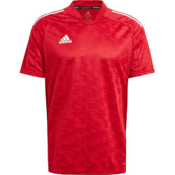 Voorvertoning: Adidas Condivo 21 Shirt Korte Mouw Heren - Rood