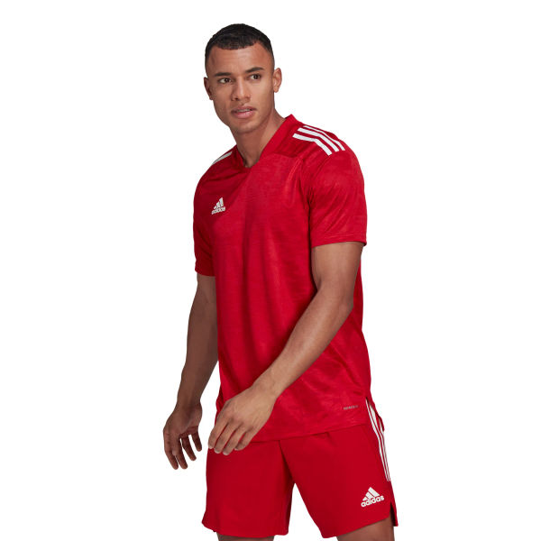 Adidas Condivo 21 Maillot Manches Courtes Hommes - Rouge