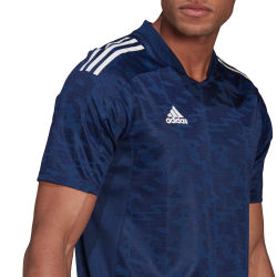 Voorvertoning: Adidas Condivo 21 Shirt Korte Mouw Heren - Marine