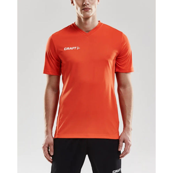 Craft Squad Shirt Korte Mouw Heren - Oranje