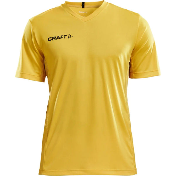 Craft Squad Shirt Korte Mouw Heren - Geel