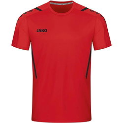Jako Challenge Shirt Korte Mouw Dames - Rood / Zwart