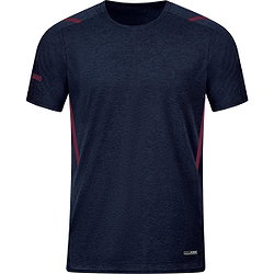 Jako Challenge T-Shirt Hommes - Marine Mélange / Marron