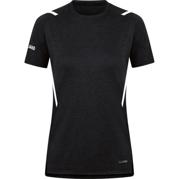 Jako Challenge T-Shirt Femmes - Noir Mélange / Blanc