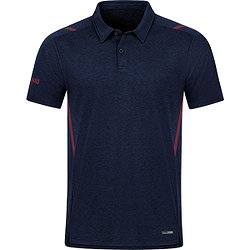Jako Challenge Poloshirt Herren - Marine Meliert / Maroon