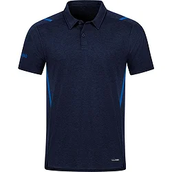 Jako Challenge Polo Hommes - Marine Mélange / Royal