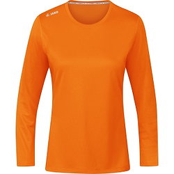 Jako Run 2.0 Running Longsleeve Dames - Fluo Oranje