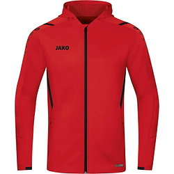 Jako Challenge Hoodie Damen - Rot / Schwarz