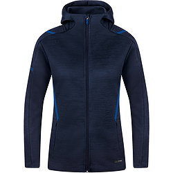 Jako Challenge Veste De Loisir Avec Capuchon Femmes - Marine Mélange / Royal