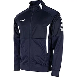 Hummel Authentic Veste D'entraînement Polyester Enfants - Marine / Blanc