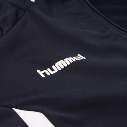 Présentation: Hummel Authentic Veste D'entraînement Polyester Enfants - Marine / Blanc