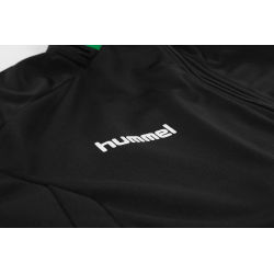 Présentation: Hummel Authentic Veste D'entraînement Polyester Enfants - Vert / Noir