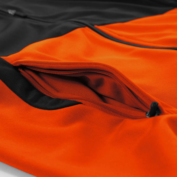 Hummel Authentic Veste D'entraînement Polyester Hommes - Orange / Noir