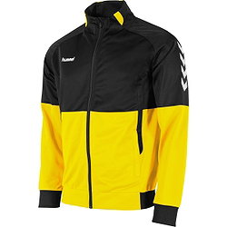 Hummel Authentic Veste D'entraînement Polyester Hommes - Jaune / Noir