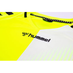 Voorvertoning: Hummel Dynamite Limited Shirt Korte Mouw Heren - Fluogeel / Wit